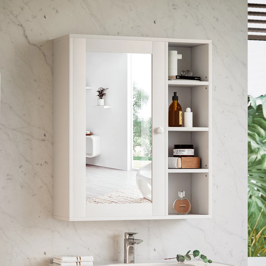 Gurneet 51cm x 61cm Surface Mount Mirror Cabinet