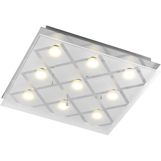 9-Light LED Semi Flush Mount