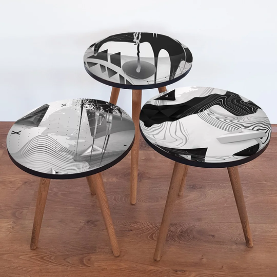 Malinda 3 Piece Nest of Tables