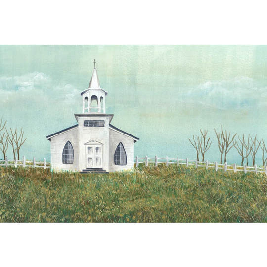 Country Church I by Regina Moore - Wrapped Canvas Art Prints