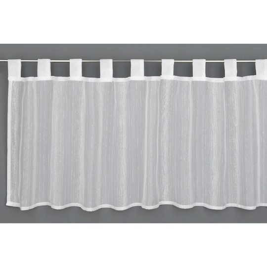 Cadbury Effect Yarn Bistro Sheer Curtain