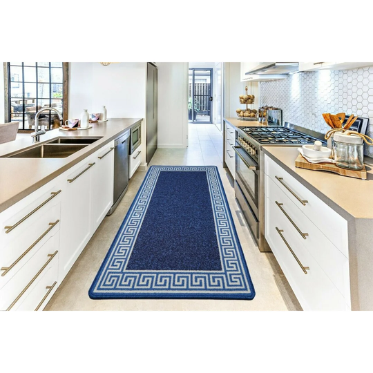 Malinda Power Loom Blue/Cream Rug