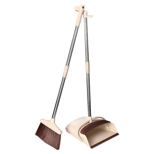 Apaui Long Handled Broom And Dustpan Set
