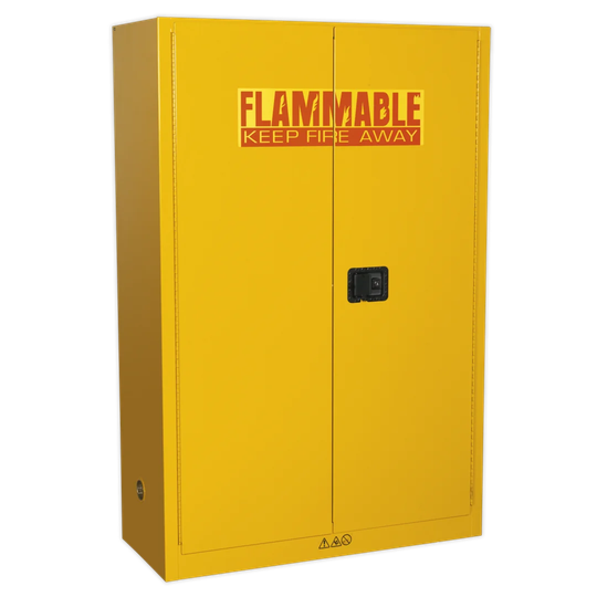 65.16" H x 43.11" W x 18.11" D Saira Safety Cabinet