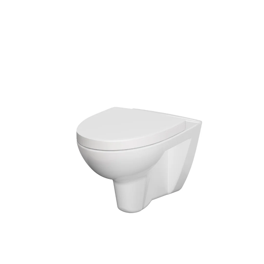 Parva New Clean on Wall Hung Toilet with Dual Flush and Soft Close Seat