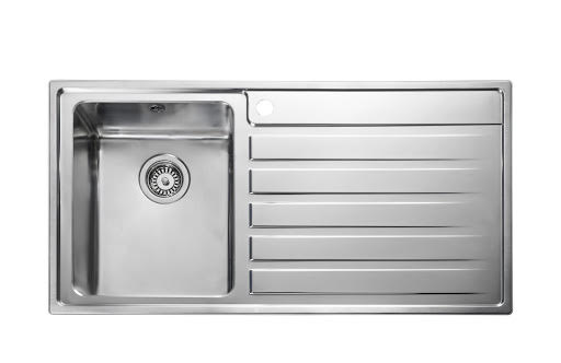 Rangemaster Rockford Stainless Steel Inset Kitchen Sink 1 Bowl Right Hand