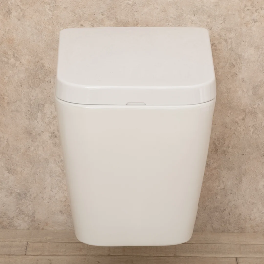 Sligh Wall Hung Toilets with Soft Close Seat