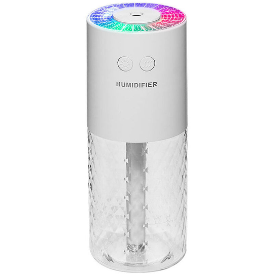 Perleraregb - Mini Portable usb Humidifier for Car or Home - Magic Crystal Humidifier - Adjustable Cold Mist (Plug-in Model, White)