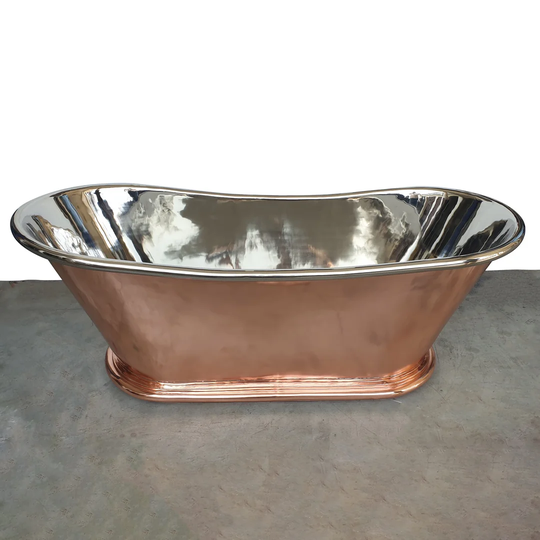 1778mm x 737mm Pedestal Double Slipper Bathtub