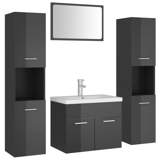 Jacquees 5 Piece 610mm Bathroom Furniture Suite
