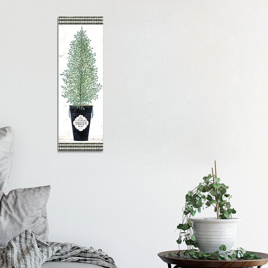 Cedar Tree by Cindy Jacobs - Panoramic Graphic Art on Canvas