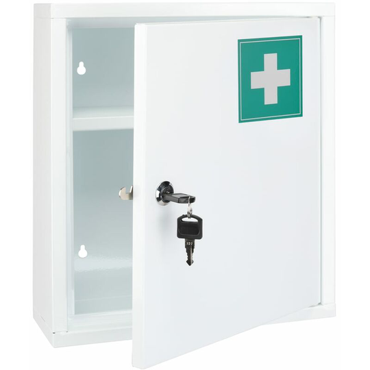 Medicine Cabinet 31.5x10x36 cm Steel HI w HI te