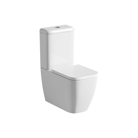 Mode - Ellis close coupled toilet with soft close seat - White