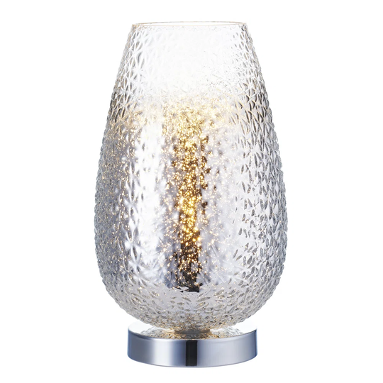 Lycette 31Cm Silver Table Lamp