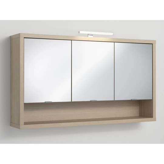 Ladama 123cm x 70cm x 22cm Wall Mounted Bathroom Cabinet