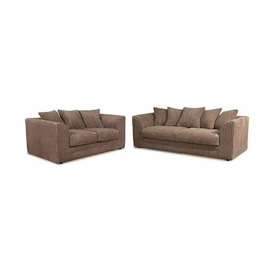 Darcey 3 Seater & 2 Seater Sofa Set - Coffee