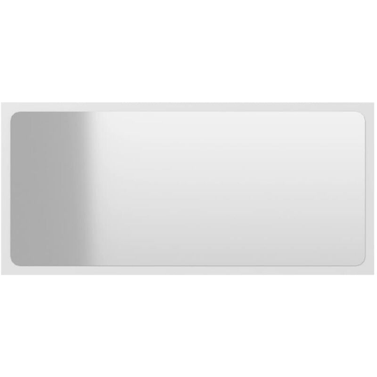 Vidaxl - Bathroom Mirror White 80x1.5x37 cm Engineered Wood White