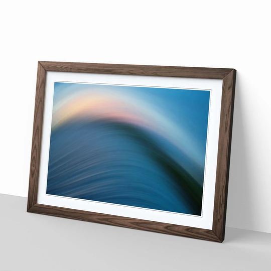 Blue Abstract 13 Framed Graphic Art
