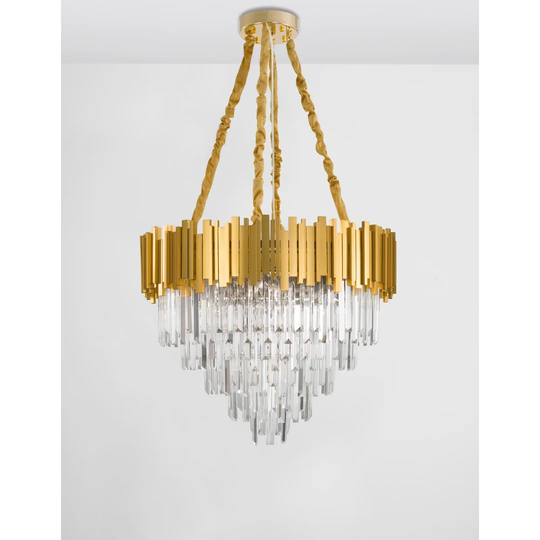 Latham 12-Light Crystal Chandelier
