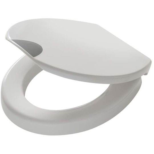 Toilet Seat Comfort Care Extra High Tiger White