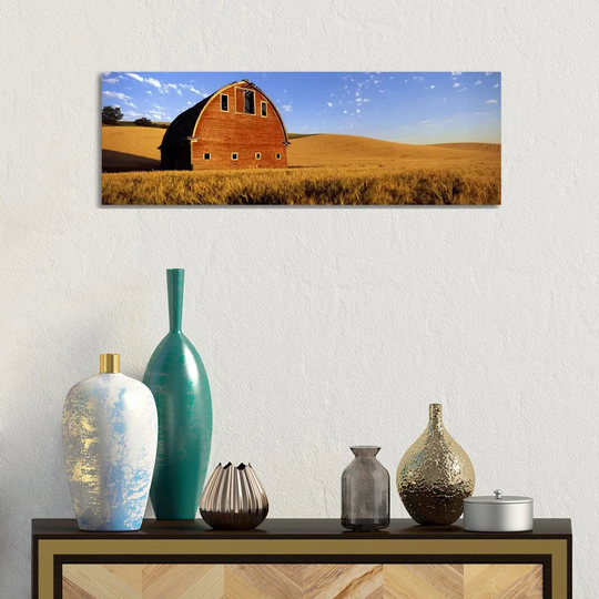 Old Barn In A Wheat Field, Palouse, Whitman County, Washington State, USA #4