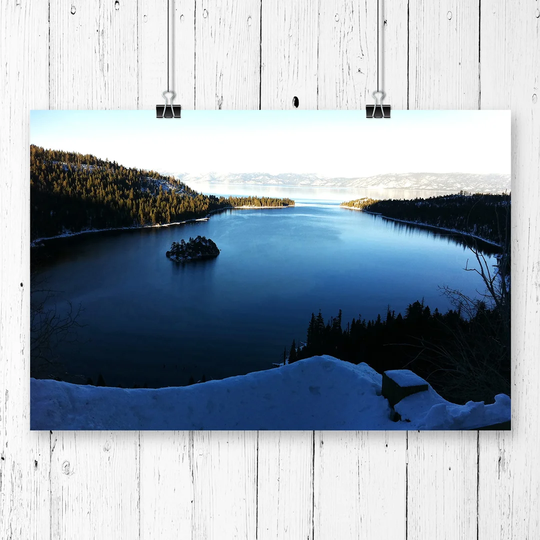 'Landscape Lake Tahoe & Forest' Photographic Print