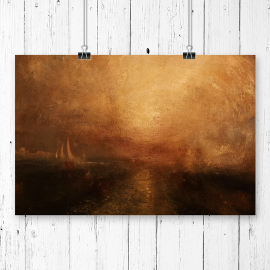 Yacht Approcahing the Coast' by J.M.W. Turner Wall Art
