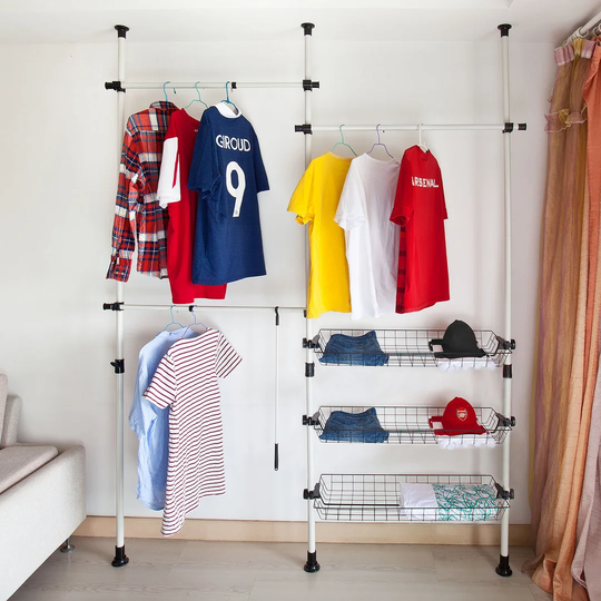 195cm Wide Clothes Storage System