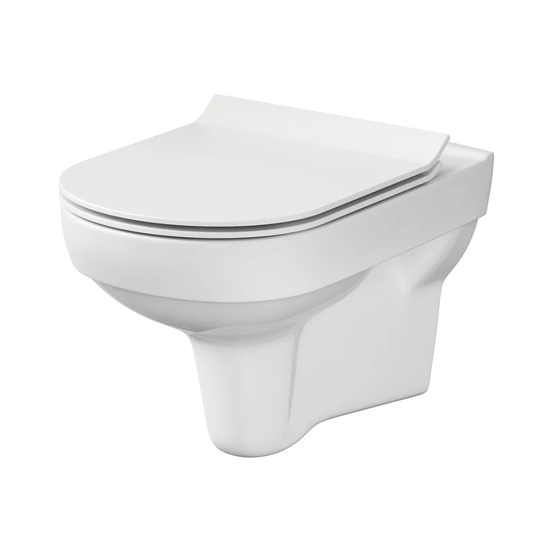 City New Clean On Wall Hung Toilet with Dual Flush and Soft Close Seat