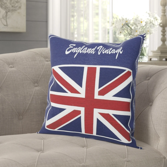England Vintage Pillowcase