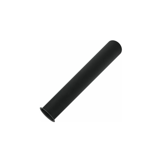 Black 250mm Long Pipe with Collar 32mm Wide Drain Waste Trap Replacement Part