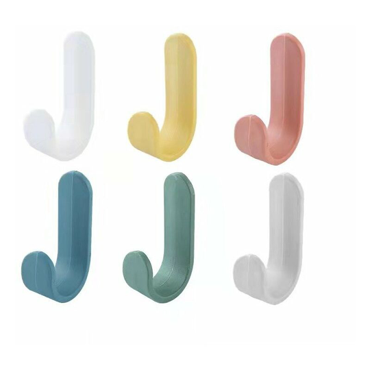 6 Pieces Towel Rack Hook, Bathroom Towel Hook Bathroom Kitchen Office Coat Rack Kids, Stainless Steel Wall Hook