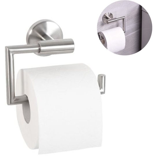304 Stainless Steel Perforated Free Roll Paper Holder Brushed Toilet Paper Holder Toilet Paper Holder