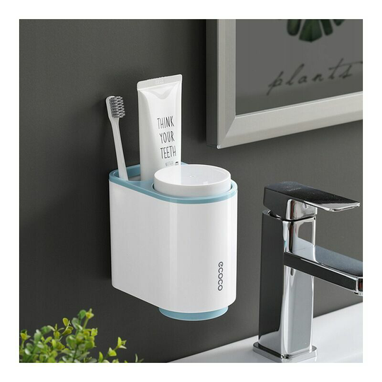 Bathroom shelf Storage box Cup Blue shelf