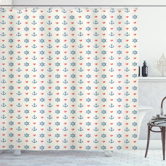 Azin Polyester Shower Curtain Set