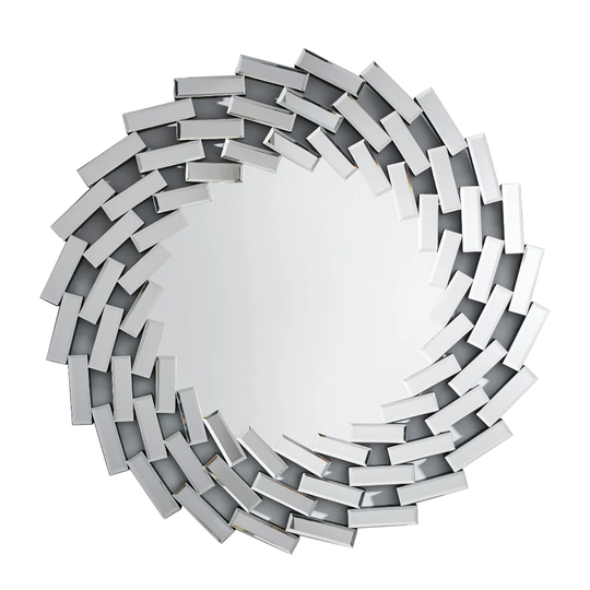 Eastford Round Wall Mounted Accent Mirror in Silver
