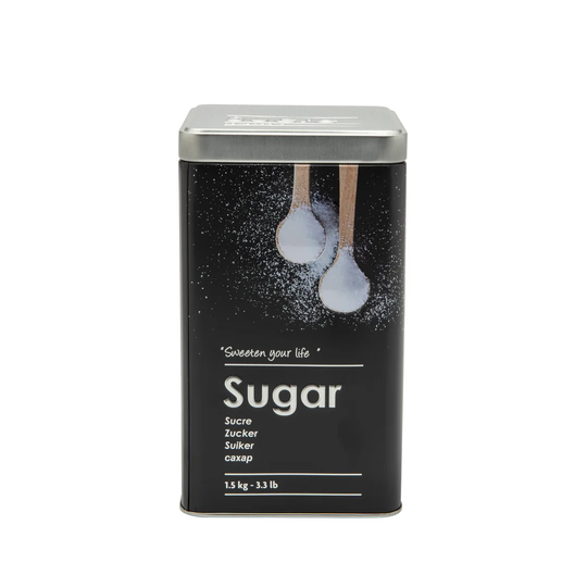 Embossed 1567ml Sugar Jar