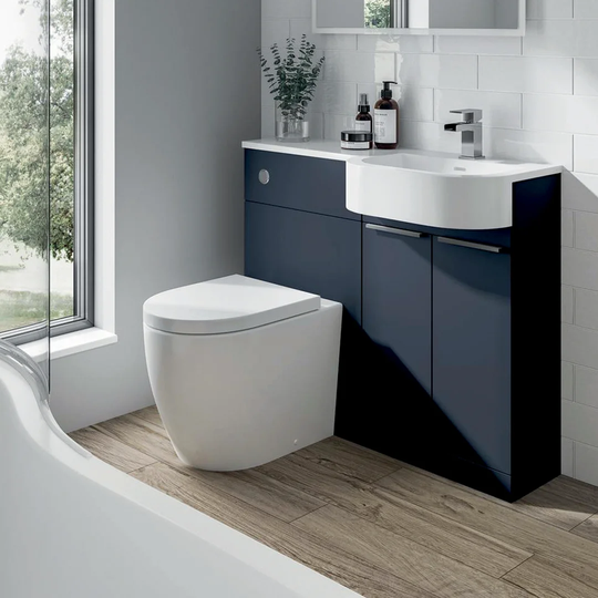 100mm Combined Vanity Unit with Toilet Included