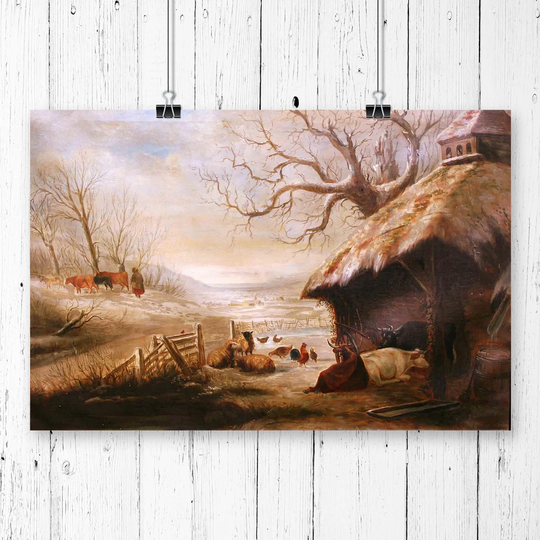 'Farm' by Jasper Francis Cropsey Graphic Art