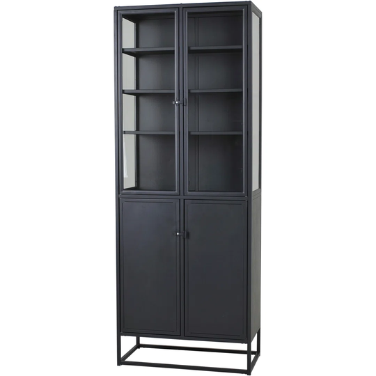 Grateron 4 -Door 4 -Shelf Storage Cabinet