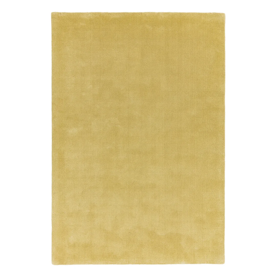 Clitherall Hand Tufted Yellow Rug