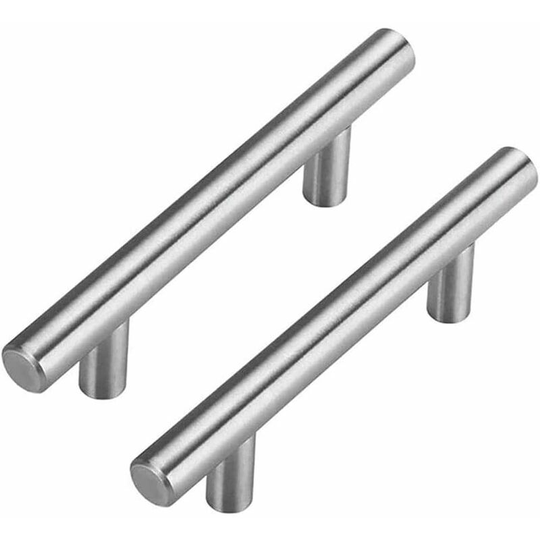 Vintage Handles Children's Handles Inox Furniture Handles Bathroom Sliding Door Handle Silver Cabinet Handles 2 piecesDrawer Handles Kitchen Handles