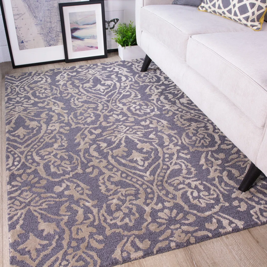 Wyler Handwoven Wool Grey Rug