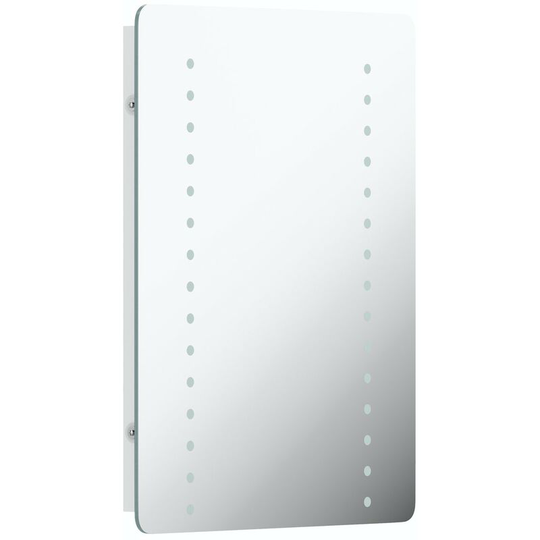 Cass led illuminated mirror 500 x 390mm with demister - Silver - Mode