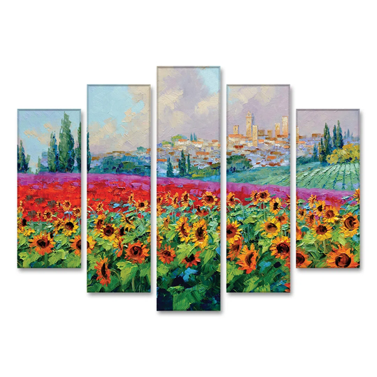 Dancing in the Wind by Mikki Senkarik - 5 Piece Unframed Painting