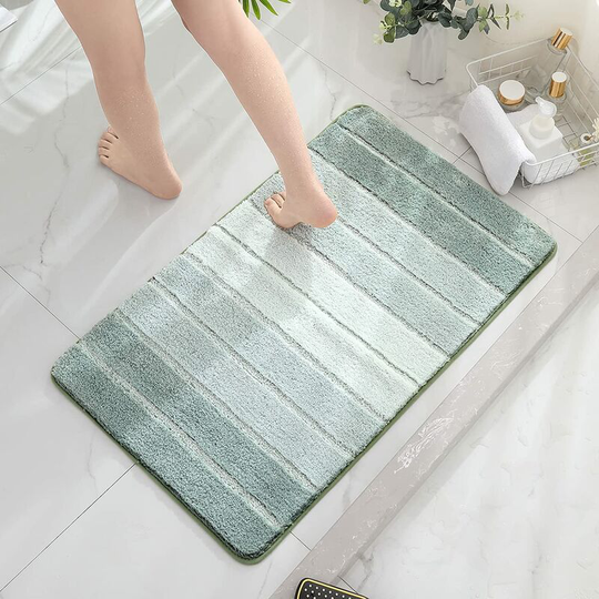 Ilovemilan - Non Slip Bathroom Rug - Quick-Drying Microfibre Shower Mats for Bathroom, Toilet, Bath Tub, Jacuzzi - Soft Absorbent Bath Mat & Floor
