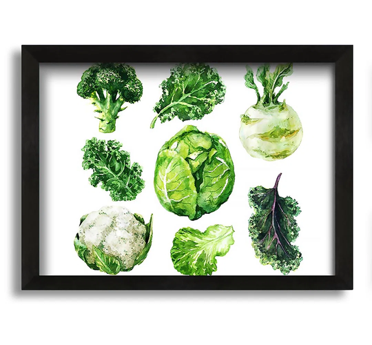 Vegetable Selection 3 Framed Print