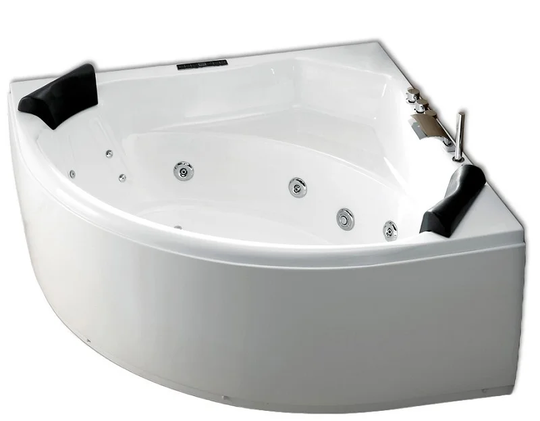 Titan Premium 155cm x 155cm Corner Whirlpool Bathtub