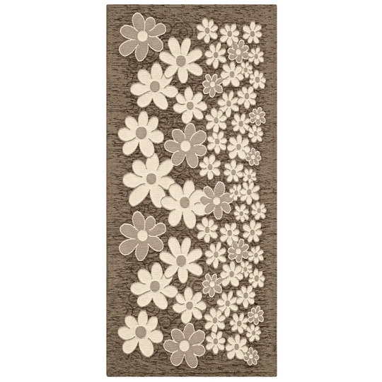 Peter Margherita Hooked Brown/Beige Rug