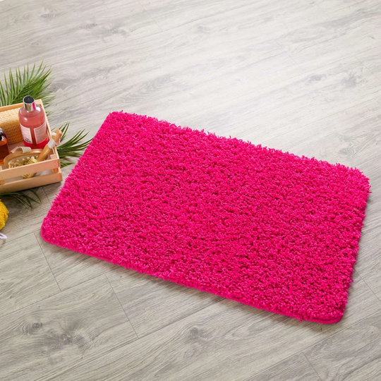 Drakaar New Bright Shaggy Pink Rug